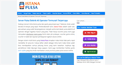 Desktop Screenshot of istana-pulsa.com