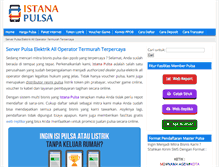 Tablet Screenshot of istana-pulsa.com
